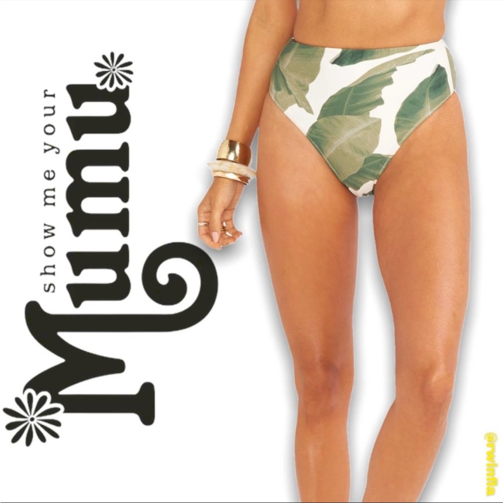 SMYM Mermaid Swim Palma Bikini Bottom Cheeky Sz S